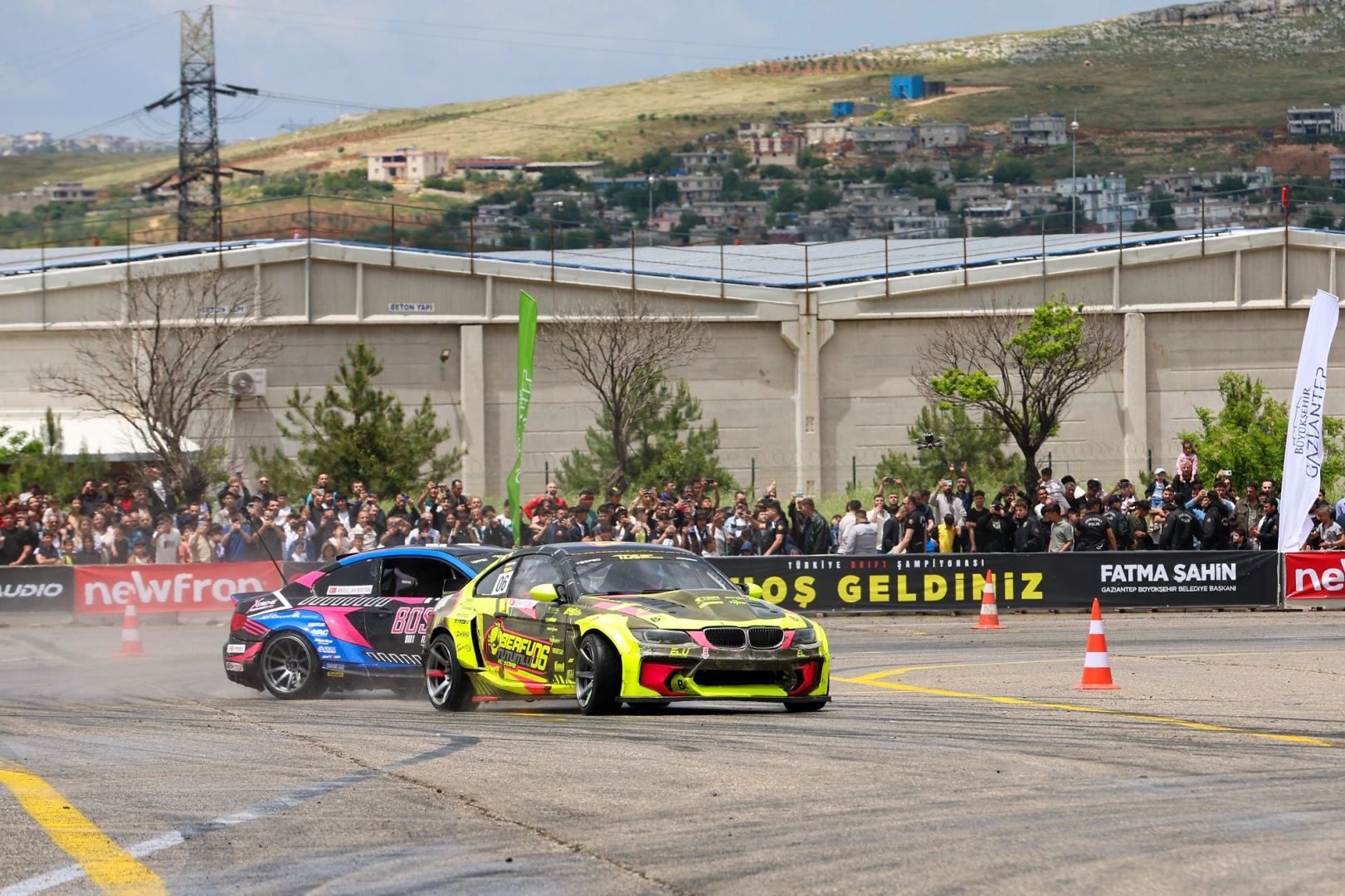 Gaziantep’te Türkiye Drift Şampiyonası heyecanı