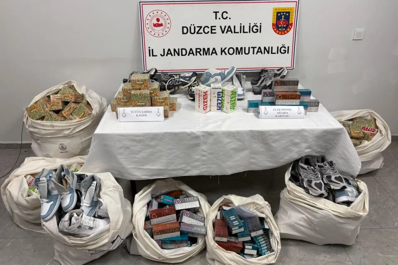 Düzce’de kaçakçılık operasyonu
