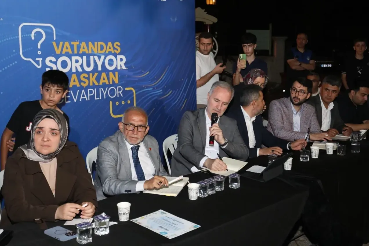 Bursa İnegöl'de Başkan Taban Yeni Mahalle sakinlerini dinledi