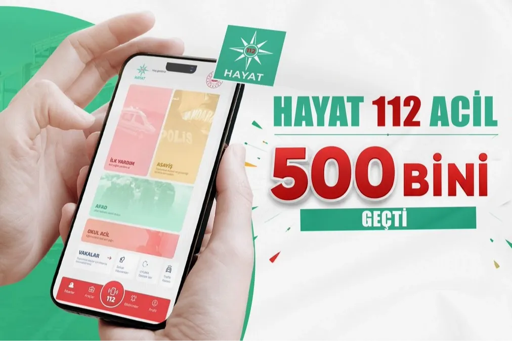 HAYAT 112 Acil kullanıcıları 522 bini aştı!