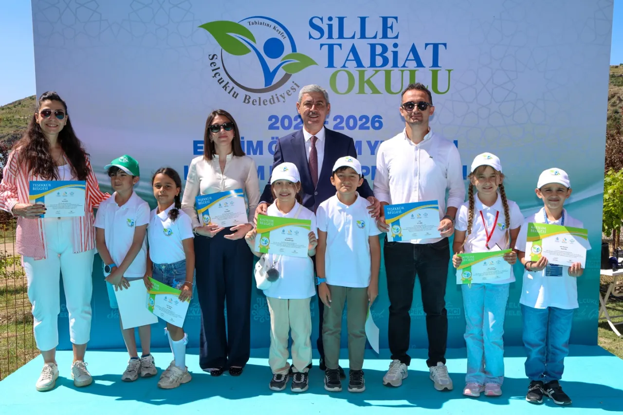 Konya'da Sille Tabiat Okulu'nda yıl sonu heyecanı