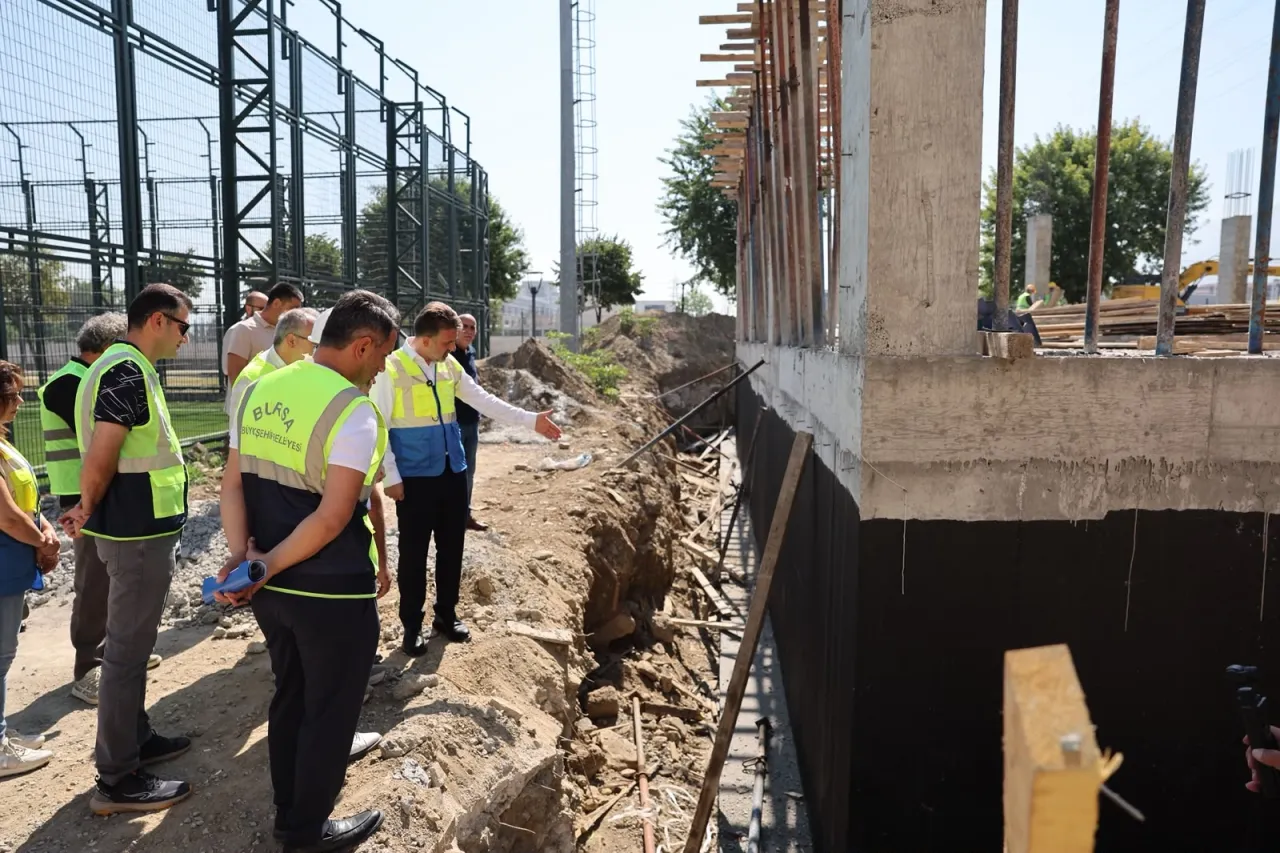 Başkan Vekili Biba, Şahin Başol'da çalışmaları inceledi