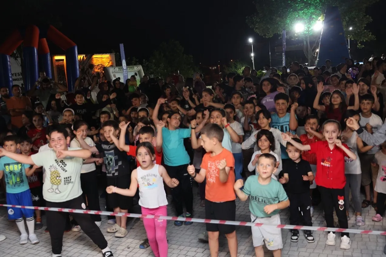 Kayseri Büyükşehir Spor Hacılar'da çocukları sporla buluşturdu