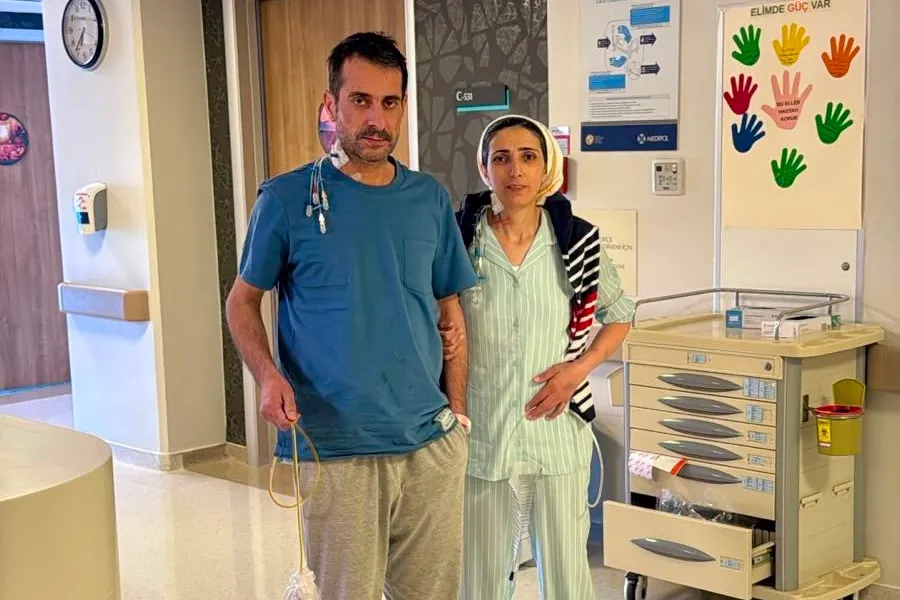 Erzurum'da 19 yıllık eşine karaciğerini verdi