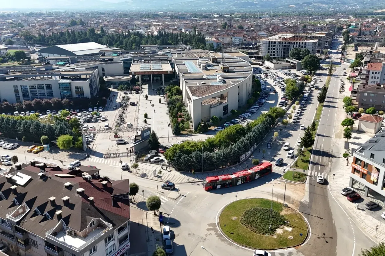 Bursa İnegöl’de metrobüs için ilk test sürüşü yapıldı