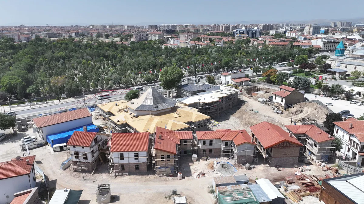 Mevlevi Dergahı %45 tamamlandı: Konya'nın yeni manevi simgesi
