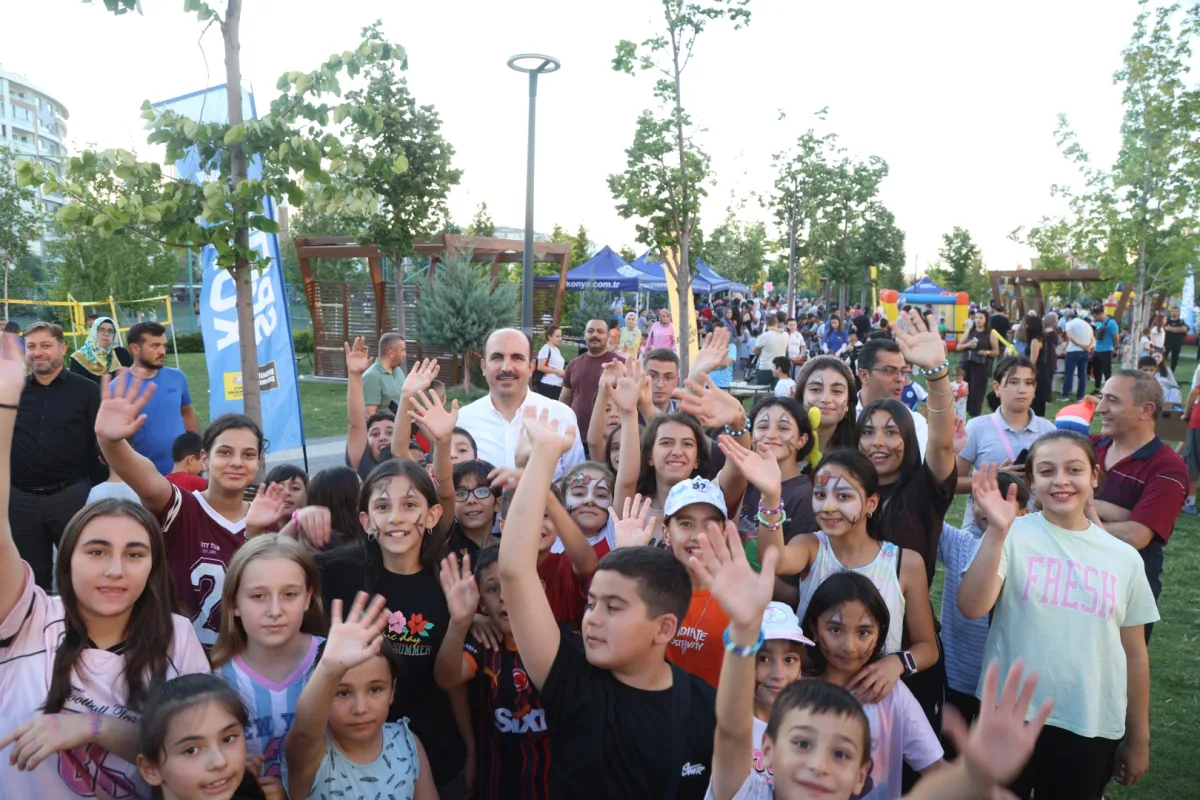 Konya'da Yaz Şenliği Başladı: 34 Gün 34 Farklı Park
