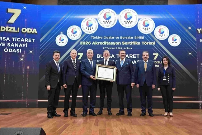 BTSO'ya 7 yıldızlı akreditasyon: Türkiye'de ilk 4 oda