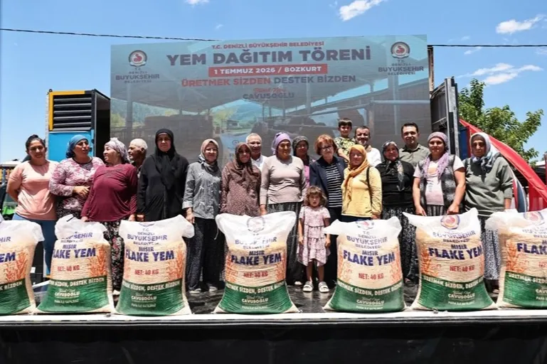 Yem Desteği Projesi üreticiye can suyu oldu
