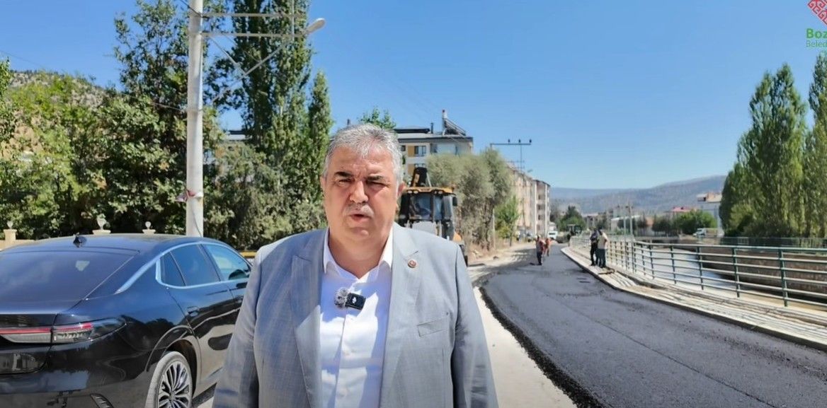 Bozkır’da asfalt çalışmaları tamamlandı
