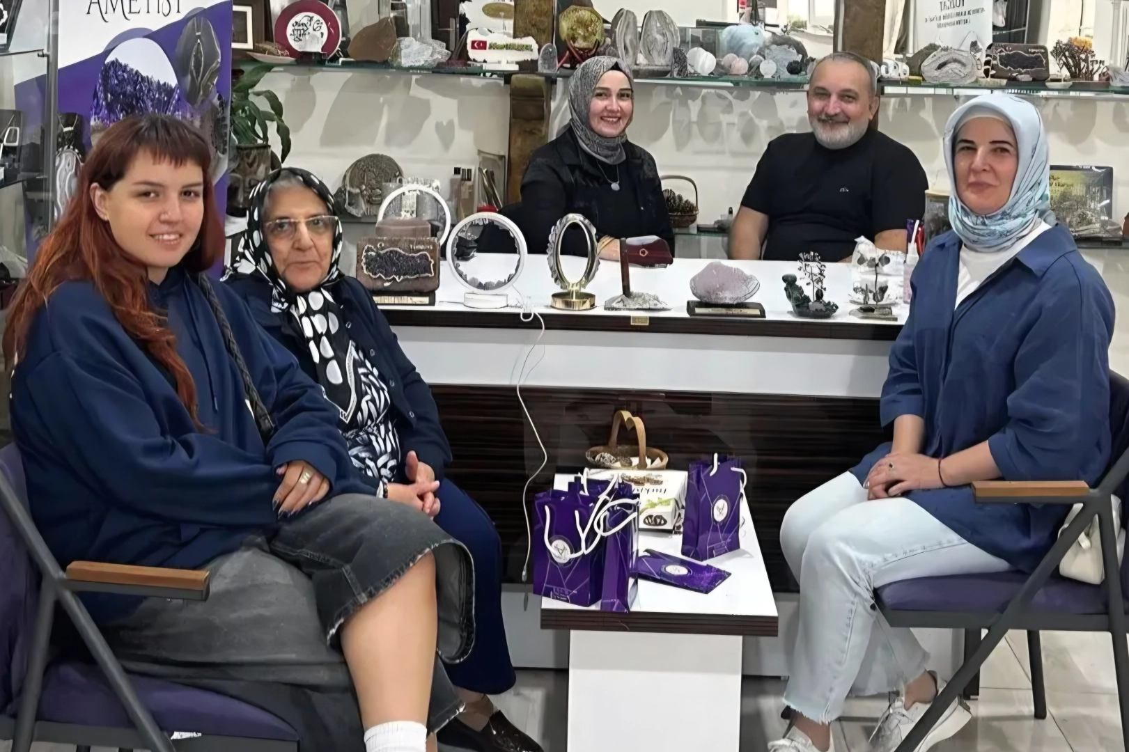 Yozgat Aydıncık’ta doğal taşlara yoğun ilgi