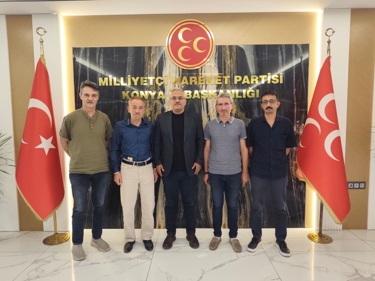 Ömer Kara Gazetecilik’ten MHP Konya İl Başkanlığı’na ziyaret
