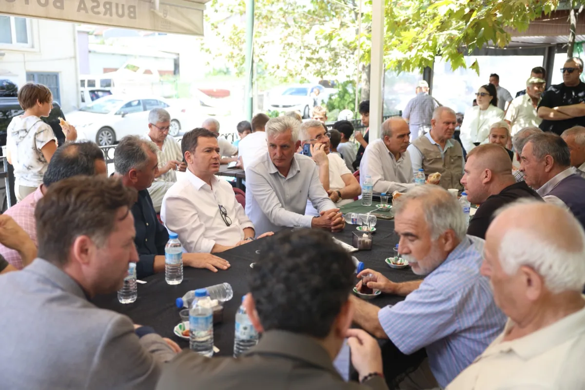 Osmangazi Başkanı Aydın: Mahallede sorunları yerinde dinledi