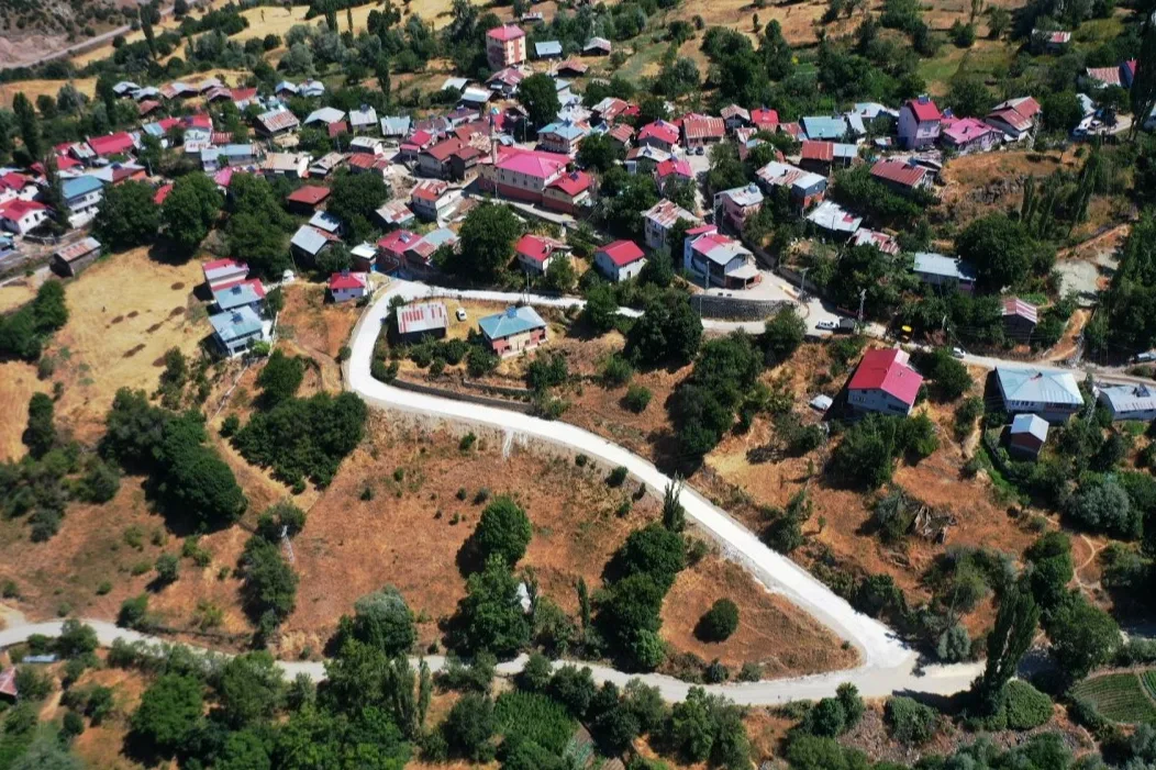 Ordu'da tehlikeli virajlar beton yola kavuştu