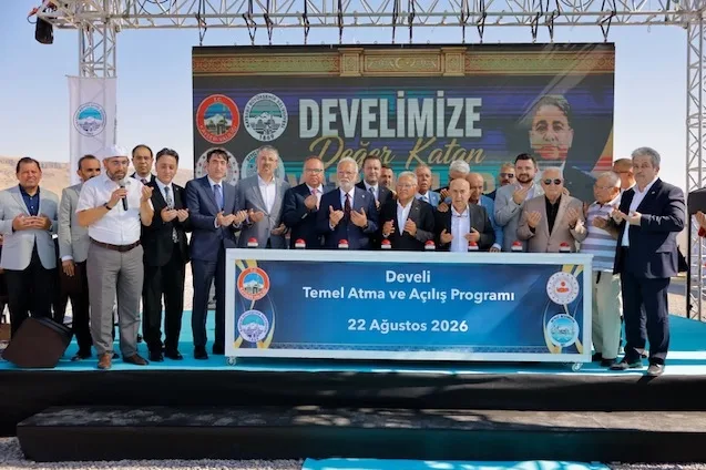 Büyükkılıç Develi'de yeni yatırımların temelini attı