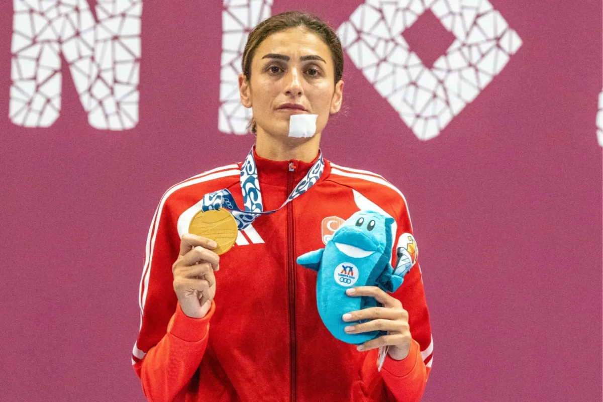 Hatice Kübra İlgün Akdeniz Oyunları'nda altın madalya kazandı