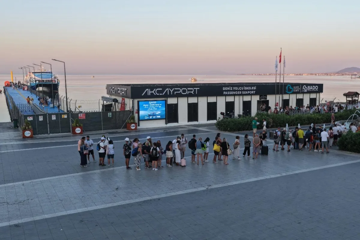 Akçay-Midilli BADO hattı ilk ayda %95 doluluk rekoru