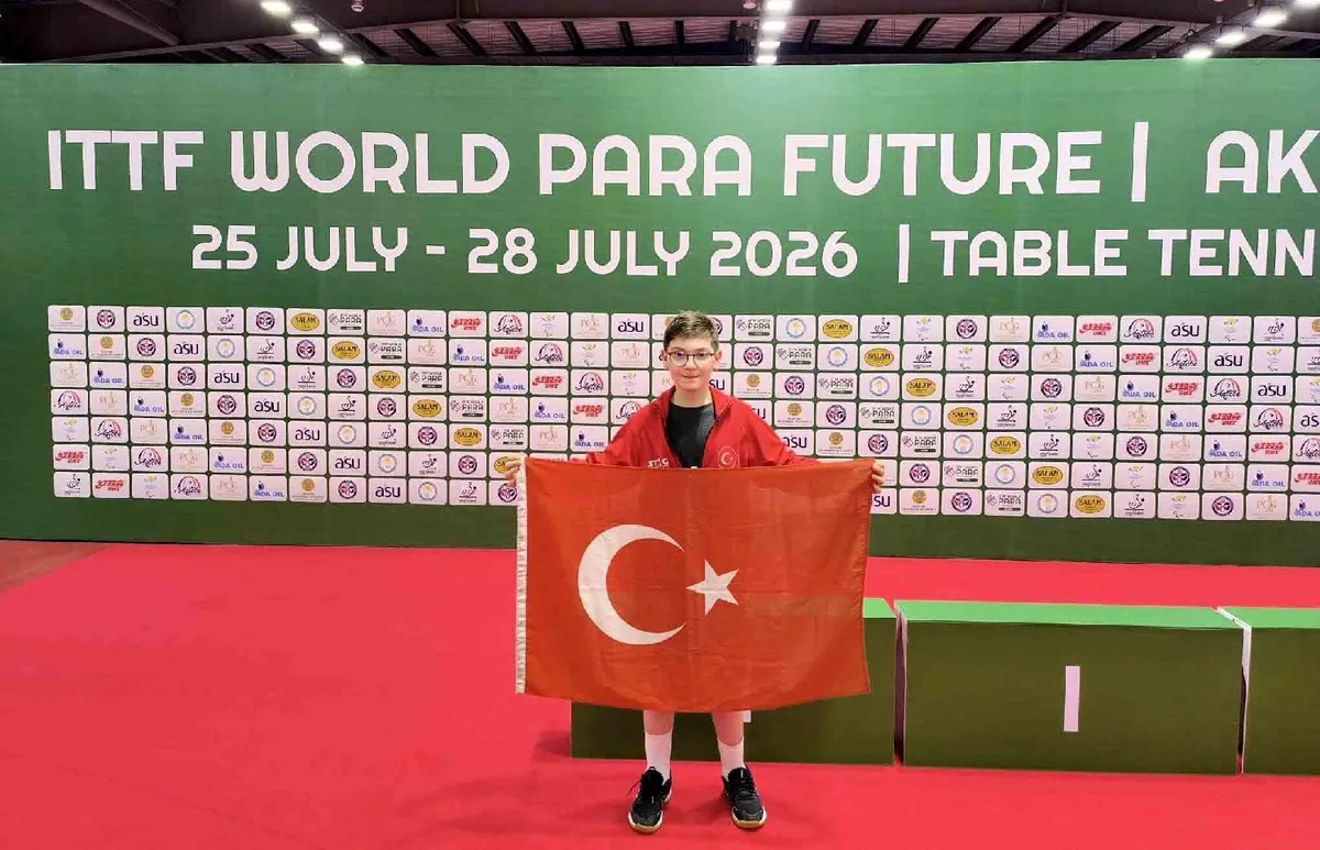Milli Para Masa Tenisçisi Tahir Efe Şahin'den Bronz Madalya
