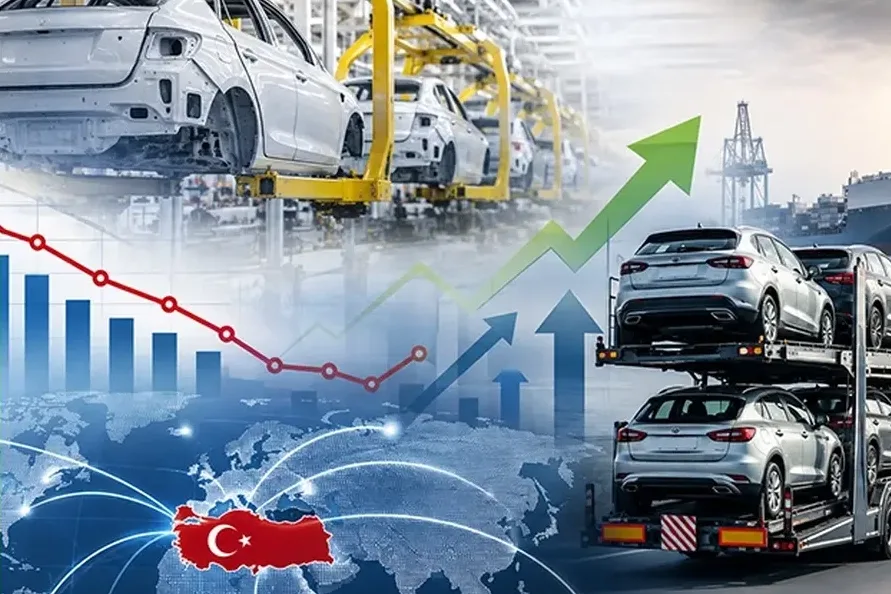 Otomotivde üretim düştü, ihracat rekor kırdı