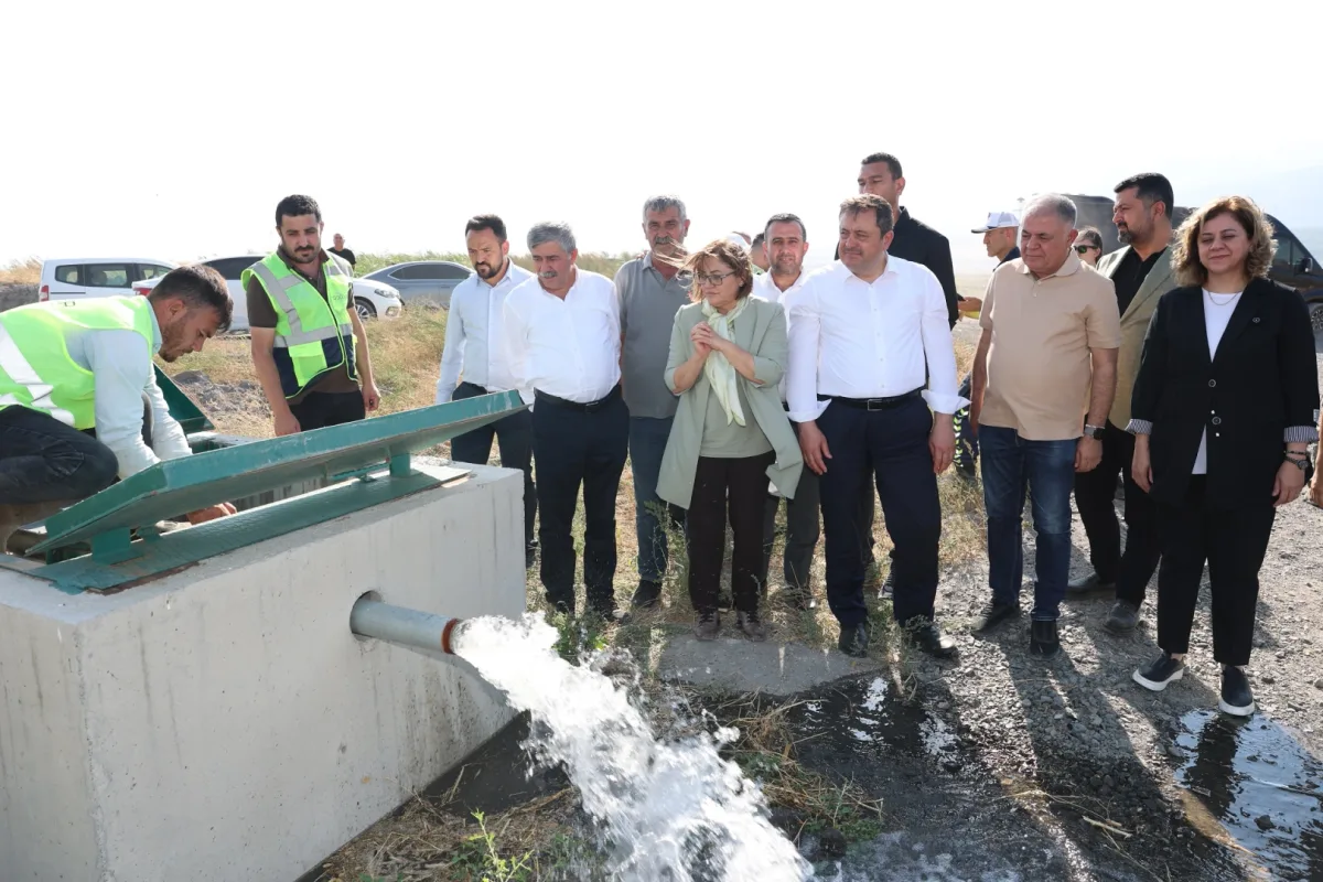 Gaziantep'te 50 yıllık sulama hayali gerçek oldu