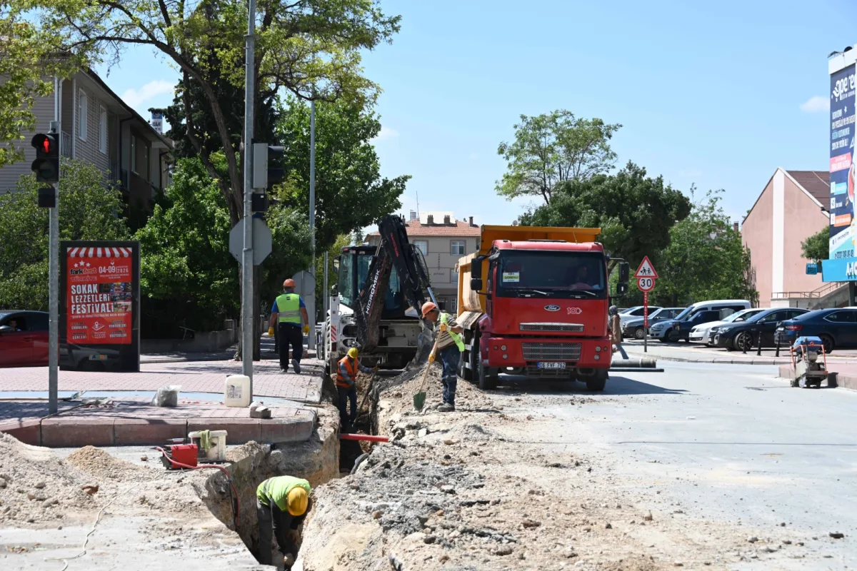 KOSKİ'den Binkonutlar'a 2 km yeni su hattı
