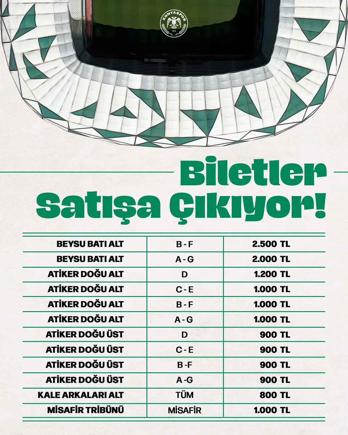 Kocaelispor maçı biletleri 26 Ağustos'ta satışa çıkıyor