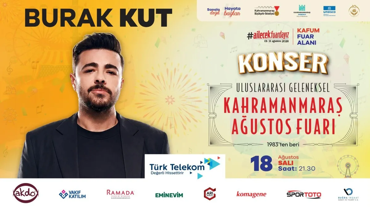 Ağustos Fuarı’nda Sahne Burak Kut’un
