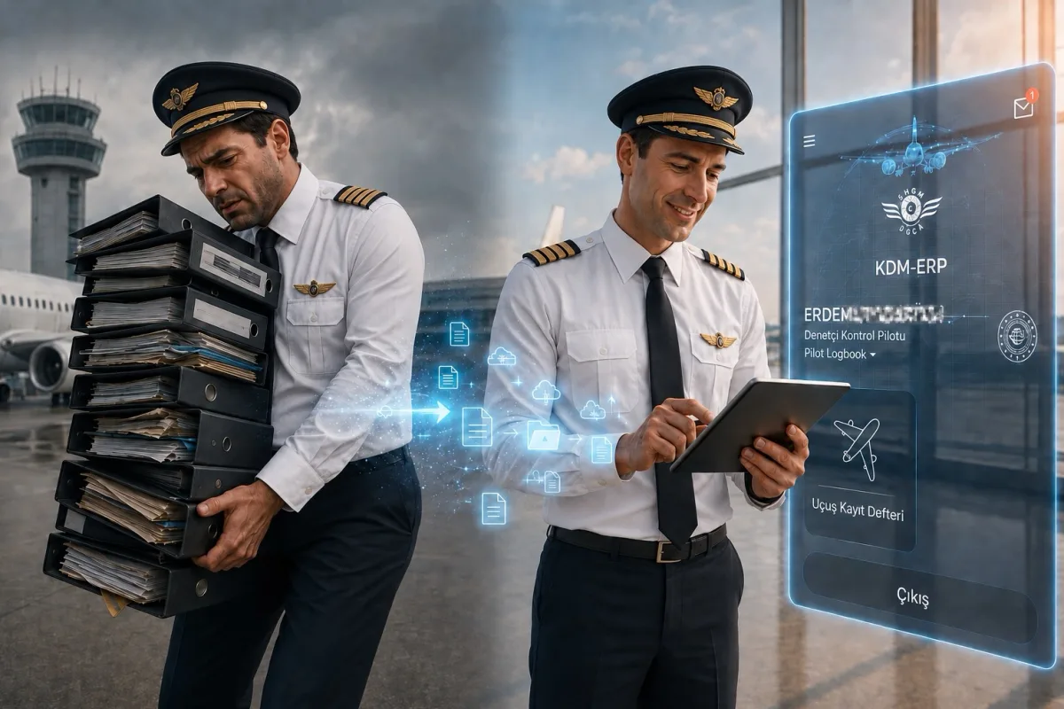 SHGM Pilot Uçuş Kayıtlarını Dijitalleştirdi