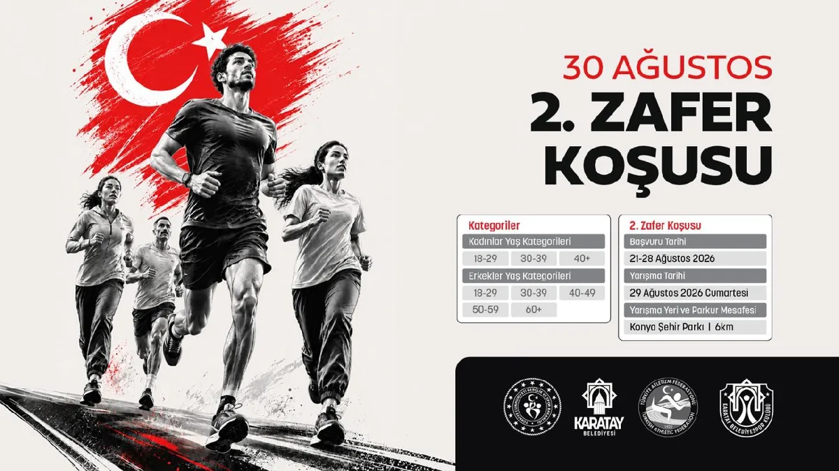 30 Ağustos Zafer Koşusu başvuruları başladı: 6 km, 6 kategori