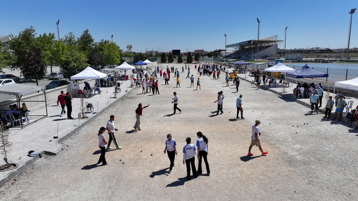 Konya'da 3. Uluslararası Bocce Turnuvası Başladı