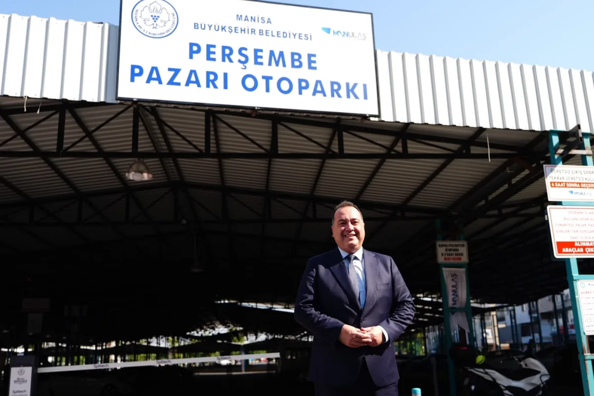 Manisa'da Perşembe Pazarı'na 500li otopark; ilk 2 saat ücretsiz