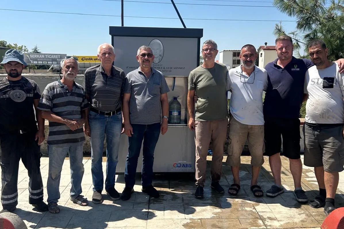 Keşan Sanayi Sitesi'ne 'kartlı hayır' çeşmesi
