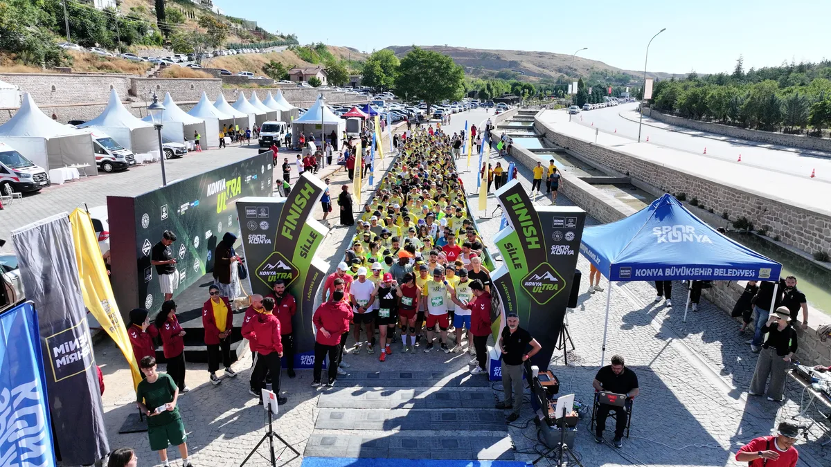 Konya Ultra Trail: 13 ülkeden 1.300 sporcu Sille'de