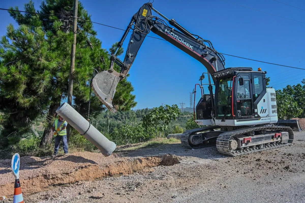 Bursa'da yeni yerleşimlere 1.2 km kanalizasyon