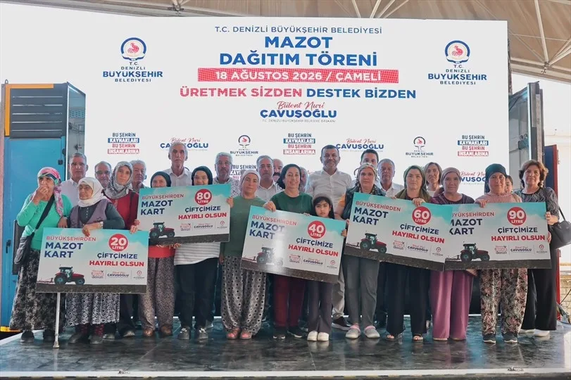 Denizli'de çiftçilere mazot desteği: 7 ilçeye dağıtım başladı