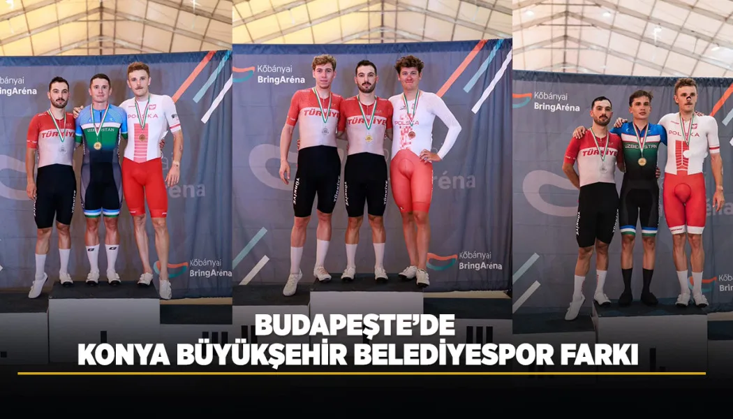Konya Büyükşehir Belediyespor'dan Budapeşte'de 4 madalya