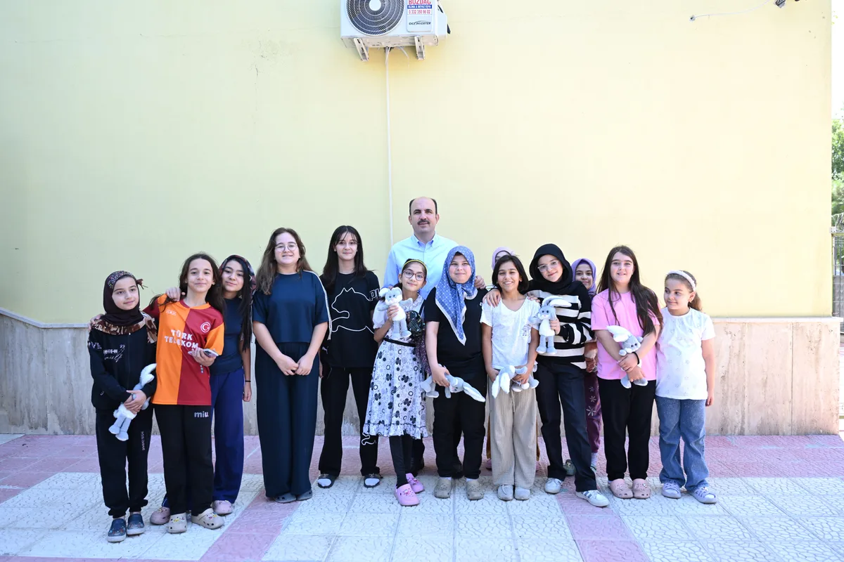 Başkan Altay, Kur'an kursundaki çocuklarla bir araya geldi