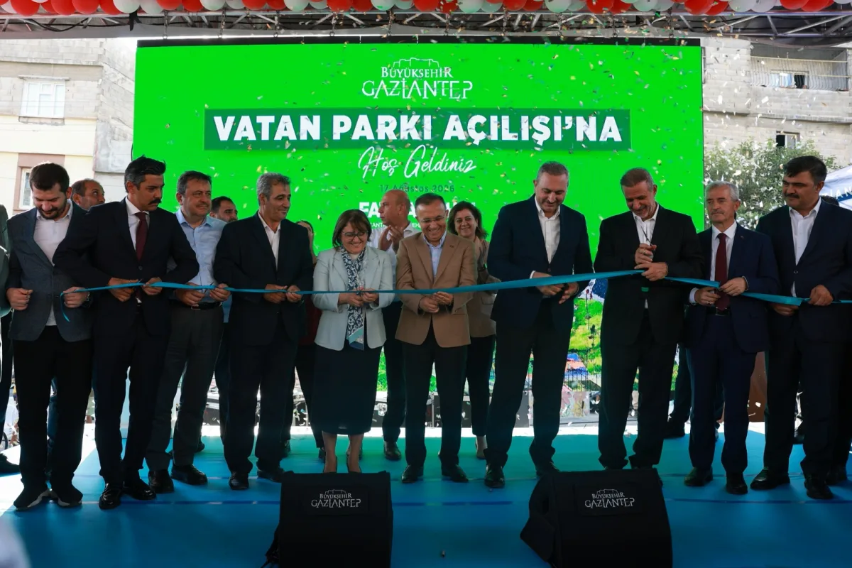 Gaziantep'e 7 bin metrekarelik yeni park hizmete girdi