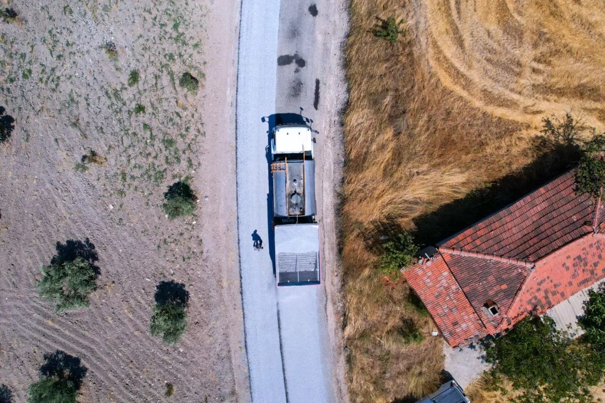 Soma Beyce'ye 8 km ikinci kat asfalt: Güvenli yol hazır