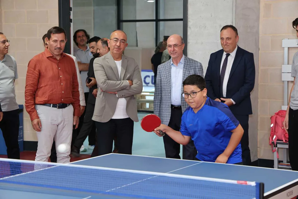 Üç ilçe başkanı Selçuklu'nun olimpiyat fabrikasında
