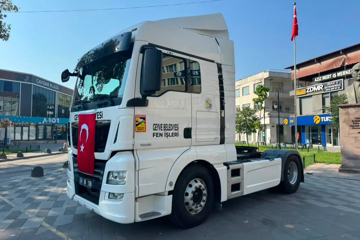 Geyve Belediyesi'ne 1,7 Milyonluk MAN Tır Kazandırıldı