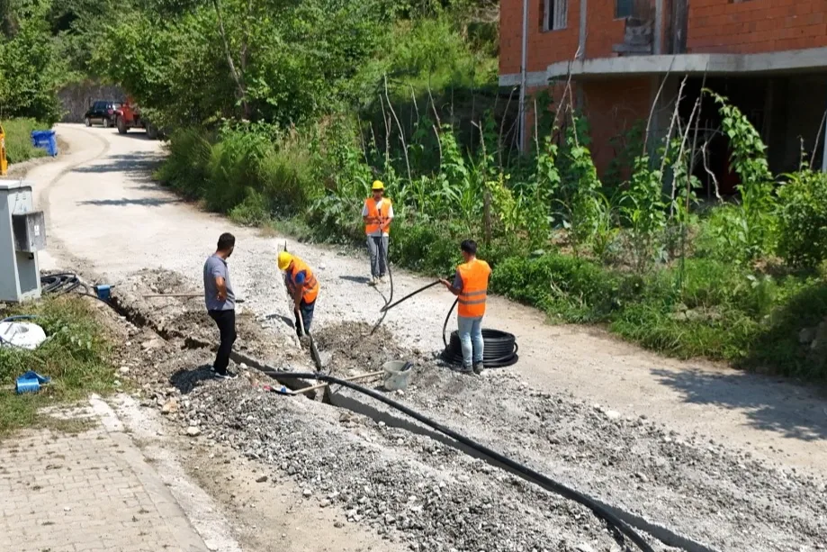 Trabzon'da Araklı Ortaköy'e 4,2 km su altyapısı