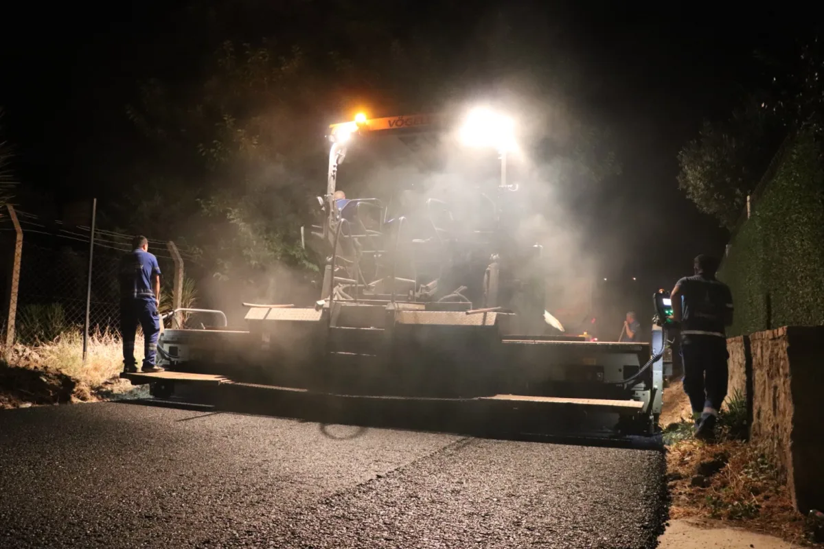 İzmir Büyükşehir Selçuk'ta 15,5 km yolu yeniliyor