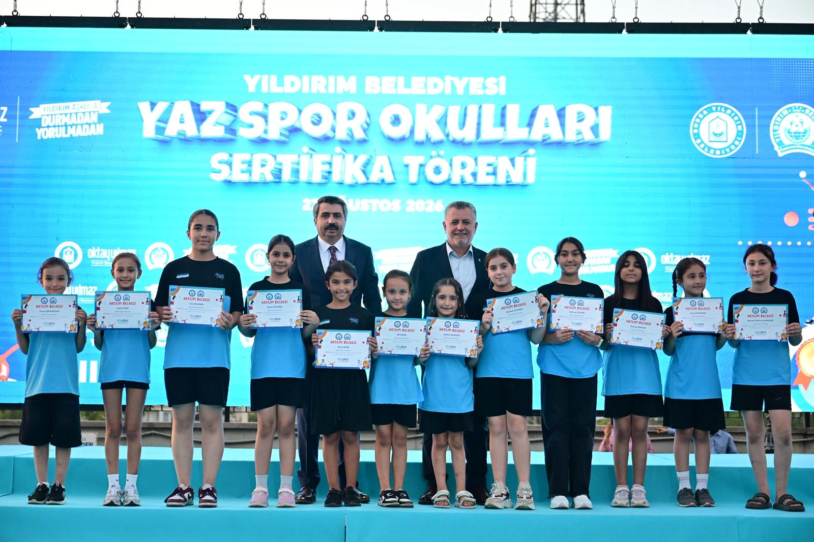 Bursa Yıldırım'da 16 branşta 36 bin 818 çocuğa spor imkanı
