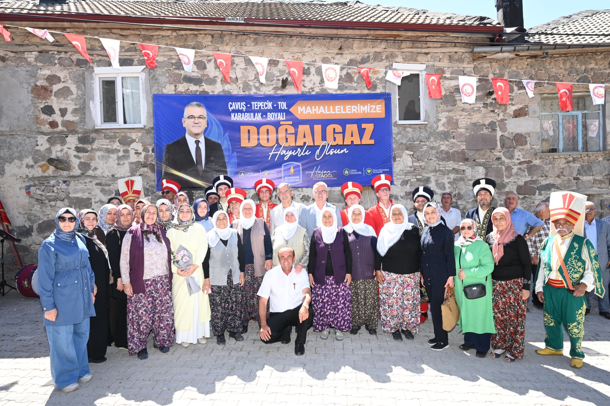 Seydişehir’de kırsal mahallelere doğalgaz götürülüyor