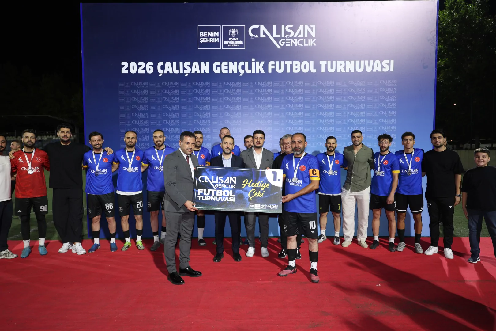 Konya’da Futbol Turnuvasında rekabet ve dostluk bir arada