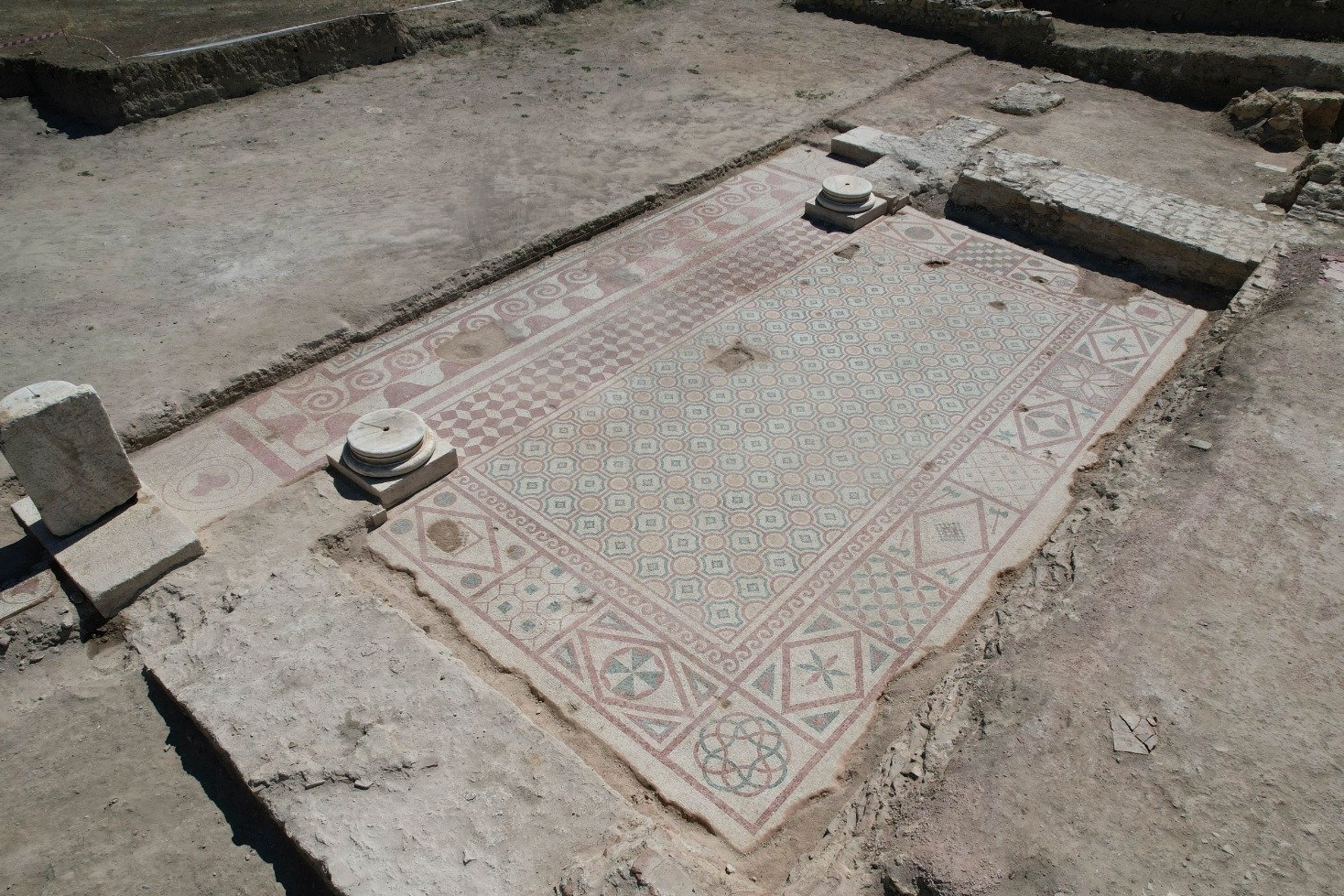 Pompeiopolis’te 105 metrekarelik mozaik bulundu