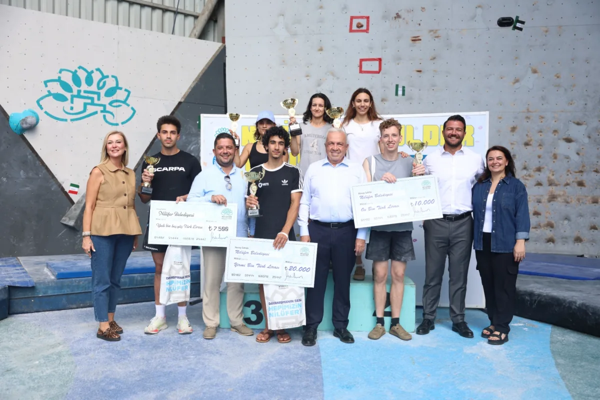 Nilüfer’de İlk Boulder Yarışması Düzenlendi