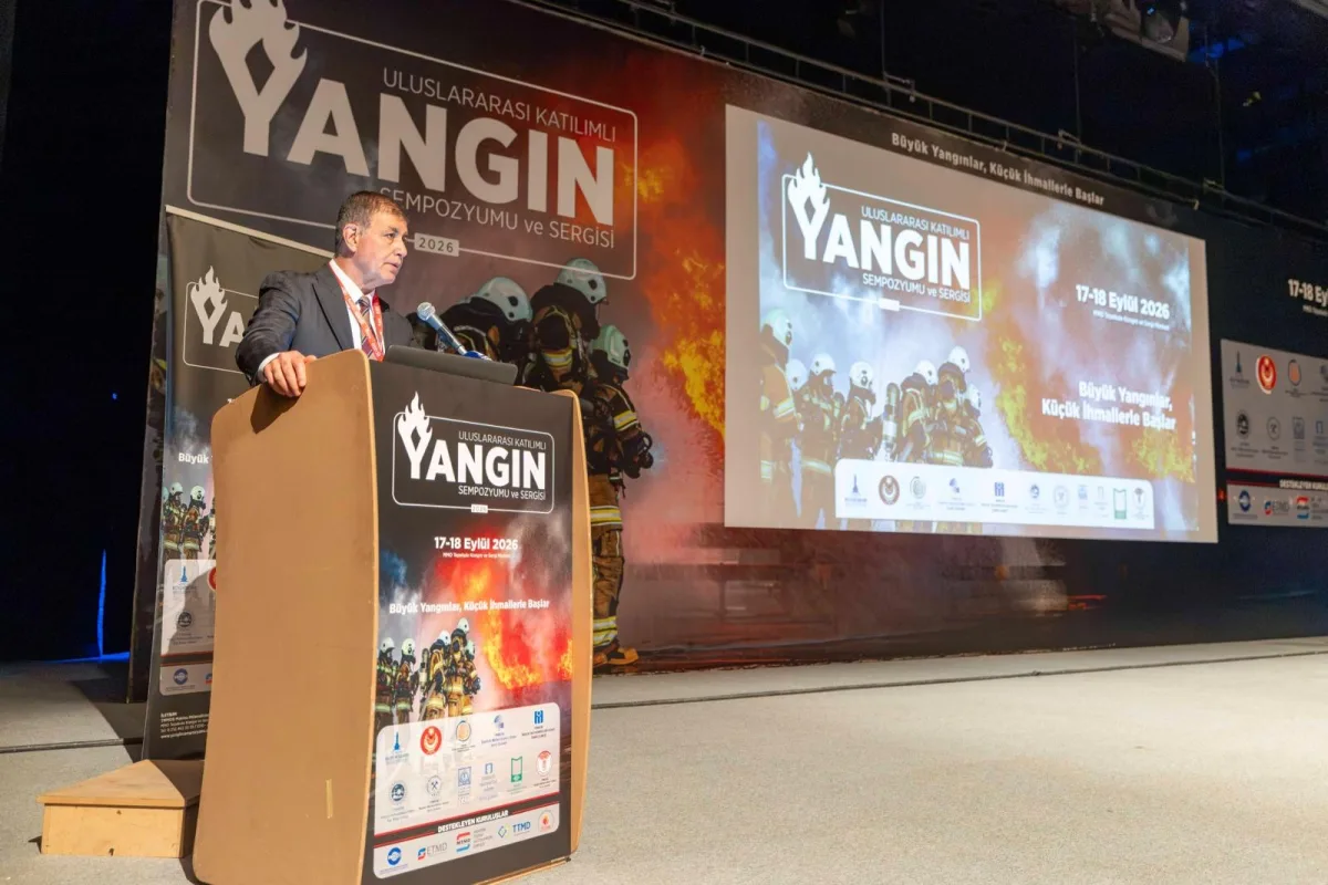 İzmir'de Uluslararası Yangın Sempozyumu Başladı