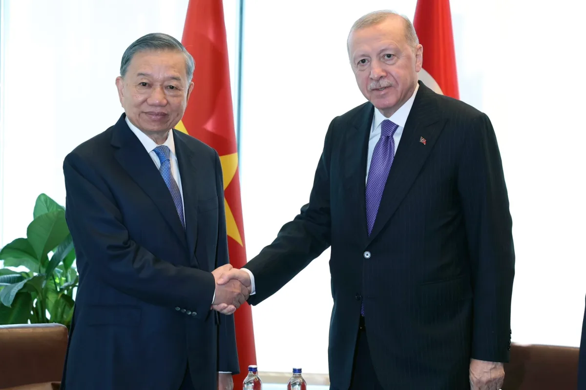 Erdogan, New York'ta Vietnam Başkanı To Lam ile görüştü